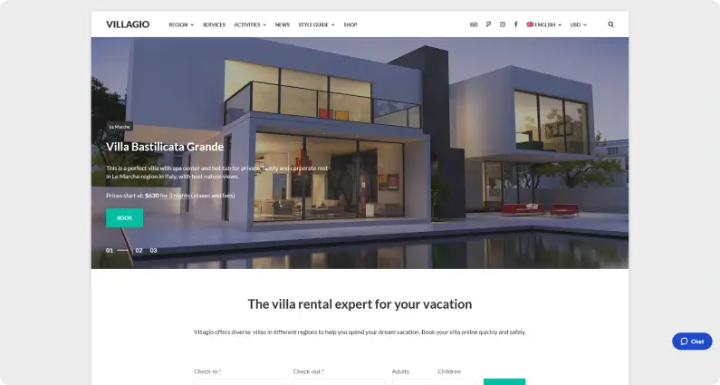 villagio-theme